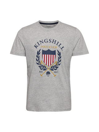 Kingshill Identity Tee T-shirt Grey Melange