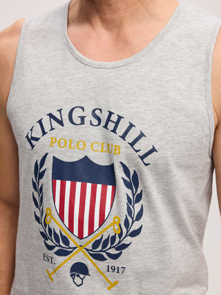 Kingshill Identity Tank T-shirt C - Grey Melange