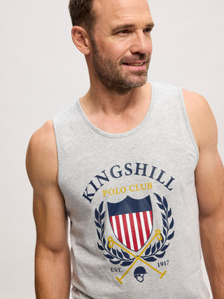 Kingshill Identity Tank T-shirt C - Grey Melange