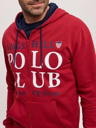 Kingshill Club Hoodie Sweatshirt A - Red