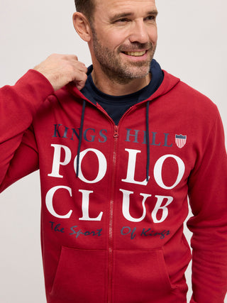 Kingshill Club Hoodie Sweatshirt A - Red