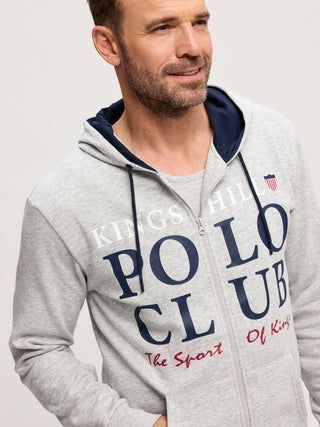 Kingshill Club Hoodie Sweatshirt B - Grey Melange