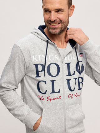 Kingshill Club Hoodie Sweatshirt B - Grey Melange