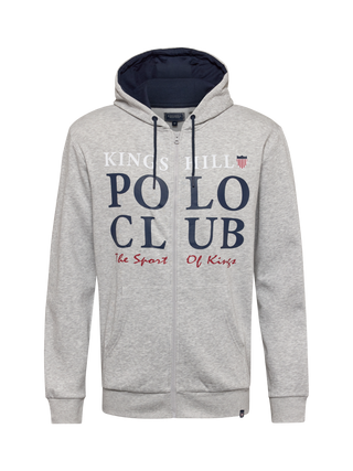 Kingshill Club Hoodie Sweatshirt B - Grey Melange