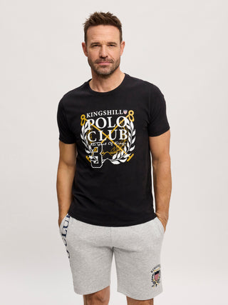 Kingshill Polo Club Tee T-shirt N - Black