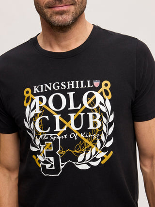 Kingshill Polo Club Tee T-shirt N - Black