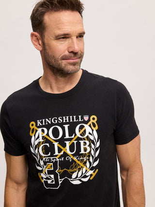 Kingshill Polo Club Tee T-shirt N - Black